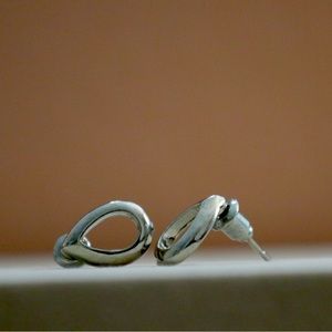 Hollow Drop Stud Earring